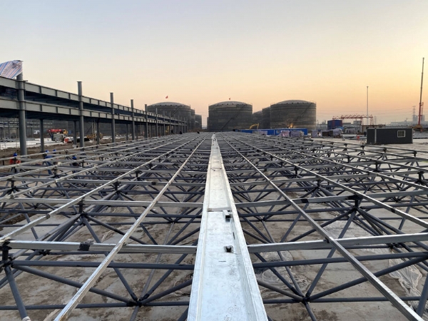 網(wǎng)架結(jié)構(gòu)高空散裝法怎么做？